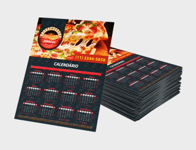 Folhinha 2026 Couchê 300g Sem Verniz 20x27cm - 4x0 - 500 unid