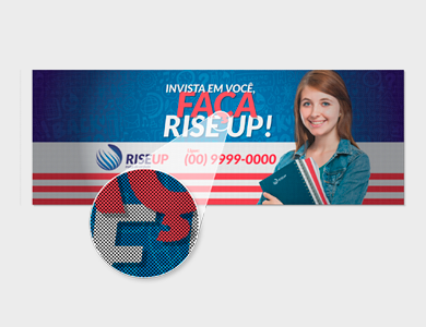 Adesivo Perfurado 110x40 cm - 4x0 - 500 unid