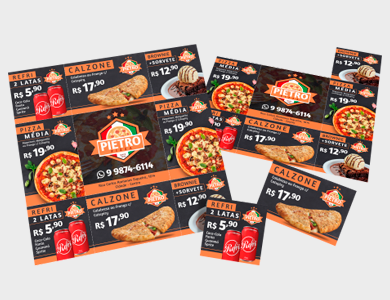 Folha Cupom de Desconto Couchê Fosco 170g Sem Verniz 9 Espaços 21x21 cm - 4x4 - 5000 unid