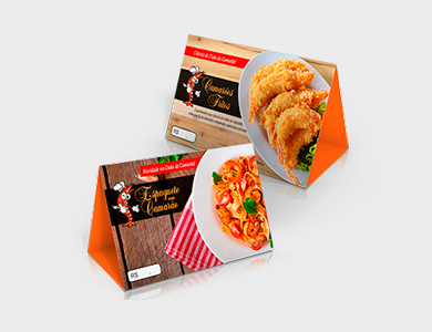 Prisma de Mesa Horizontal Supremo 300g Verniz Total Frente 15x10cm - 4x1 - 250 unid